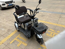 雅迪K2C新国标电动三轮车老人代步接送孩子载人拉货推拉座强动力续航 K2C星辰灰+20A铅酸电池+包安装 实拍图