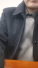 杉杉【羊毛加厚】毛呢大衣男秋冬保暖软糯亲肤商务休闲中长款外套 实拍图