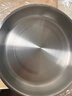 凌丰304不锈钢餐盘子菜碟家用菜盘家用圆盘加厚碟子骨碟菜盆 汤盆-外径20cm 实拍图