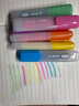 得力彩色大容量不易晕染荧光笔记号笔马克笔 学生考试复习办公手账笔记涂鸦 6支/盒 SK628 实拍图
