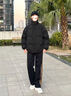 羽绒棉服男冬季立领棉服宽松学生棉衣青少年港风休闲加厚外套袄潮 802黑色 （厂家清仓甩卖特价款） XL （建议120-140斤内） 实拍图