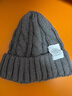 俞兆林帽子女冬季男百搭加厚保暖帽韩国潮针织毛线帽男雷锋帽 黑色  实拍图