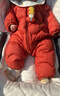 巴拉巴拉童装婴儿连体衣轻薄羽绒服宝宝衣服2025冬装抱衣爬服男童女童萌趣 红色糖葫芦-白鸭绒 66 cm-充绒量33g 实拍图