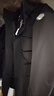 京东京造【进口极寒95鹅绒服】羽绒服男外套女冬季新款中长款 曜石黑 3XL 实拍图