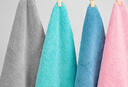 艾美雅厨房悬挂式擦手巾挂绳吸水加厚不易掉毛浴室卫生间清洁毛巾用品 33×33cm 6条装|粉/绿/灰各2条 实拍图
