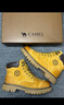 骆驼（CAMEL）【王俊凯同款】马丁靴男鞋冬季新款高帮大黄靴女户外工装登山靴子 GE122W7757T 金黄色 (男款) 39 实拍图