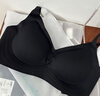 幸棉（LUCKMEEY）外扩内衣小胸显大无钢圈内衣女聚拢文胸漫画胸 黑色 背扣款 M 实拍图