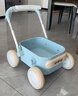 kidpop宝宝学步车可调速婴儿多功能手推车防侧翻助步车周岁礼物  雪库蓝 实拍图