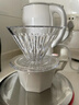 泰摩 冰瞳手冲咖啡滤杯 V60通用咖啡过滤器 滴滤咖啡过滤杯 标准版01号 1-2人份【透明滤杯】 实拍图