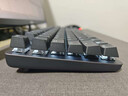 罗技（Logitech）K845 机械键盘 有线键盘 游戏办公键盘 104键 全尺寸 单光 黑色 TTC轴 青轴 实拍图