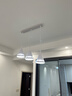雷士（NVC）雷士照明LED餐吊灯餐厅吧台灯具现代简约铁艺三头吊灯 白色 实拍图