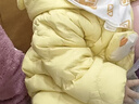 巴拉巴拉童装婴儿连体衣轻薄羽绒服宝宝衣服2025冬装抱衣爬服男童女童萌趣 黄色雪人-白鸭绒 100 cm-充绒量53g 实拍图