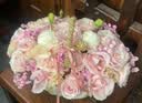 冉子花坊鲜花速递粉玫瑰抱抱桶向日葵花篮生日礼物同城配送 19朵粉玫瑰桔梗花篮 实拍图