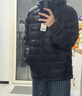 雪中飞男士短款羽绒服春秋冬纯色轻松时尚户外游玩百搭保暖休闲外套羽绒 黑色 XL (185) 实拍图