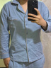 浪莎睡衣女士纯棉春秋季长袖长裤可外穿两件套家居服冬款大码套装 实拍图
