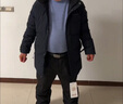 波司登（BOSIDENG）2025年新款羽绒服短款男款90绒通勤中长款防风连帽保暖外套 【店长推荐】黑黛青|5177 M 175/96A 体重约130-140斤 实拍图