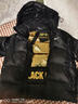 断码黑金羽绒服连帽2025冬季新款加厚保暖潮牌男女同款情侣外套 黑色【男女同款】 【赠送运费险】 3XL 【175-195斤左右穿】 实拍图