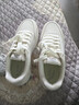 安踏男鞋板鞋小白鞋子男士运动鞋秋冬季减震皮面防泼水休闲百搭鞋 【厚底减震小白鞋】象牙白/芯片灰-1 41 (255mm) 实拍图