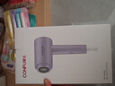 康夫（CONFU）2亿负离子电吹风机宿舍家用大风力护发小型折叠大功率国家补贴吹风筒1600W KF-3153紫 实拍图