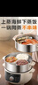 美的（Midea）电蒸锅 电煮锅电火锅电炒锅多功能锅炖蒸煮一体家用电锅蒸蛋器14.5升大容量多用途锅ZGE2866 实拍图