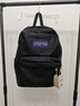 JANSPORT杰斯伯书包轻便双肩包男女旅行包简约背包电脑包学生校园 4QUE008爵士黑-侧袋+隔层 实拍图