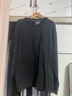 马登工装新疆纯棉长袖T恤男秋7A抑菌打底衫圆领白色重磅男士体恤新款 黑色 【男士上衣/圆领卫衣/衣服内搭/送爸爸礼物】 M 实拍图