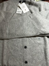 优衣库女装羊绒圆领针织短开衫/25秋冬新款479672 03 灰色 2XL /165/100B 实拍图
