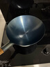 荣事达（Royalstar）章丘手工锻打铁锅老式炒锅圆底无涂层不粘炒菜锅燃气灶带盖32cm 实拍图