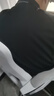 特步（XTEP） 男子半拉链长袖t恤舒适休闲训练跑步服内搭速干衣透气上衣 正黑色0169-吸湿速干（男） XL 实拍图