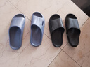 【踩屎感居家拖鞋】浴室男女拖鞋轻便防滑居家凉拖鞋鞋子男 黑色 42-43 实拍图