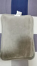 彩虹热水袋暖手宝充电暖宝宝暖水袋注水暖手袋热敷暖肚子暖脚 灰色 实拍图