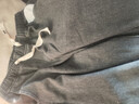 京峋牛仔裤男士秋冬季美式潮牌加绒直筒裤男生复古宽松阔腿休闲长裤子 A62黑灰色【常规款】 2XL 实拍图