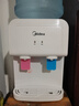 美的（Midea）饮水机 国家补贴家用台式小型制热饮水机 实用便携即热烧水壶桶装水桌面简易收纳小型迷你台面水吧 白色 制热型 YR1220T 实拍图