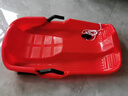 凌云鹤滑雪板滑草板滑沙板沙漠儿童加厚耐磨滑坡车单板 儿童滑雪板【红色40*65*13cm】 【双轨滑行 结实耐用】 实拍图
