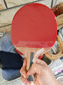 红双喜DHS狂飚七星乒乓球拍直拍比赛单拍柚木面材+碳素 7层攻防H7006 实拍图