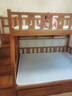 临稚胡桃木 儿童上下床实木高低床双层床上下铺床两层木床子母床 梯柜款 上铺宽1.3米下铺宽1.5米 实拍图