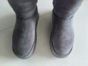 ZHR雪地靴女2025新款冬季加绒加厚保暖棉鞋女长筒靴女IQ01 灰色 37 实拍图