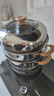 苏泊尔（SUPOR）蒸锅家用不锈钢双层汤锅蒸笼大容量多功能·木韵系列EZ28JBS16 实拍图
