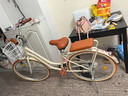飞鸽（FG FLYING PIGEON）自行车成人通勤车自行车学生单车成人自行车通勤自行车女士自行车 标配奶油米|单速|辐条轮+礼包 26寸适合160-185cm 实拍图