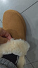 百丽慵懒百搭厚底雪地靴女靴子25冬新增高加绒短靴JD016DD5 可可栗 36 实拍图