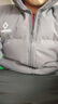 准者短款运动棉服男式春季新款立领防寒保暖棉衣潮流拉链休闲外套 灰色【男女同款】 L 实拍图