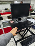 全品屋升降电脑桌升降工作台电脑升降支架台站立式升降办公书桌 无级升降-黑桌双层65cm（小工位首选） 【宽敞品质桌面】 实拍图