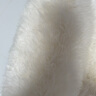 澳尊（AOZUN）保暖皮毛一体单人沙发垫椅芝华士沙发懒人沙发羊毛垫全覆盖椅垫 象牙白 80cm*110cm 单人位 星级1P 实拍图