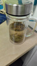 富光双层玻璃杯支持团购定制泡茶杯办公杯带把 大容量男女水杯子580ML 实拍图