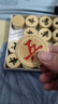 得力（deli）天然原木中国象棋便携式桌游大号儿童益智原木棋子便携装开学礼物 实拍图