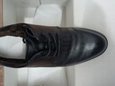 卡帝乐鳄鱼（CARTELO）软牛皮男士皮鞋商务内增高男鞋正装加绒皮鞋男KJ02 黑色加棉款 41 实拍图