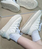 斐乐 斐乐官方女鞋CARROT摩登板鞋萝卜鞋休闲厚底鞋子女 古白色/初雪白 F12W411201NAA 38.5 实拍图