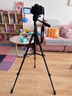 Rtako相机三脚架碳纤直播手机俯拍支架灯架摄影单反便携三脚架录像专业防抖用索尼佳能尼康大疆pocket3 【1.7米热销百万】收纳袋+手机夹 【全新增稳款】适用手机相机大疆 实拍图