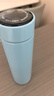 炊大皇保温杯316L医用级不锈钢茶水分离商务便携智能保温杯浅蓝色 490ml 实拍图