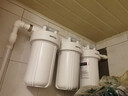 GOOTHO大白瓶前置过滤器 全屋家用自来水过滤净水器大通量大蓝瓶中央过滤通用滤芯除余氯阻垢 10寸三联高配版【PP+BBC+FOF】 实拍图